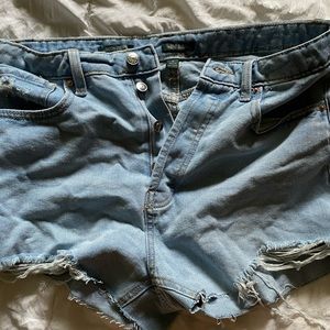 Wild Fable Highest Rise 4 Button Jean Shorts